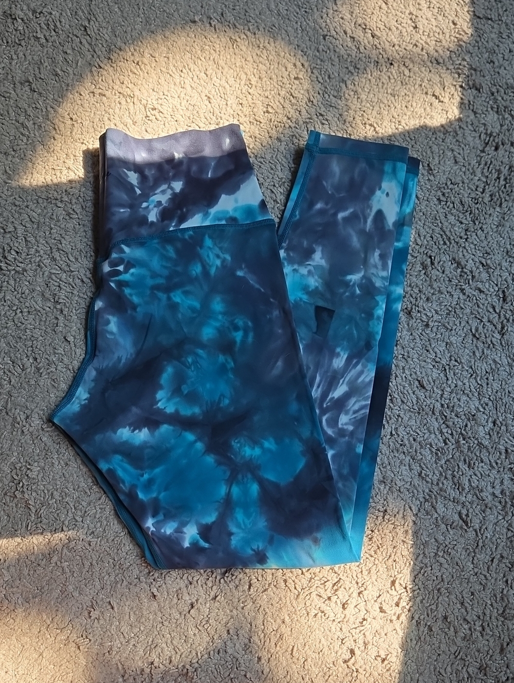 BeNu Blue TyeDye Leggings